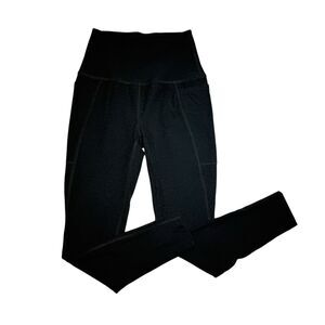 Beyond Yoga Womens Leggings Size S Black Spacedye Stretch Gym Athleisure